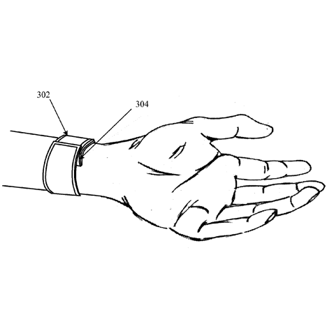 Apple files patent for video "slap bracelet"