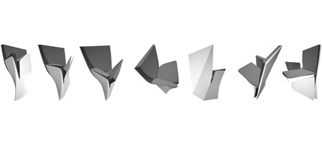 Array auditorium seats by Zaha Hadid for Poltrona Frau Contract