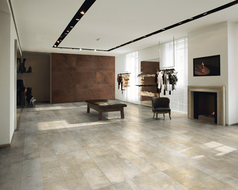 Ceramiche Refin ceramic tiles at Surface Design Show 2013