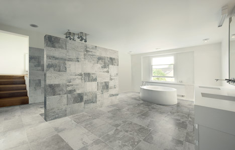 Ceramiche Refin ceramic tiles at Surface Design Show 2013