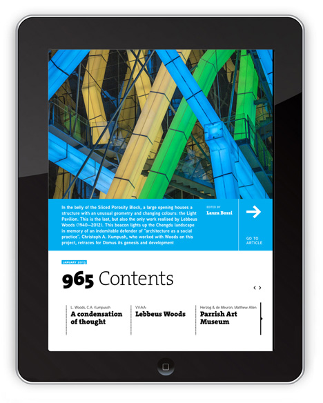 Domus iPad app available to download