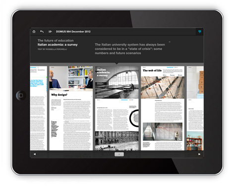 Domus iPad app available to download