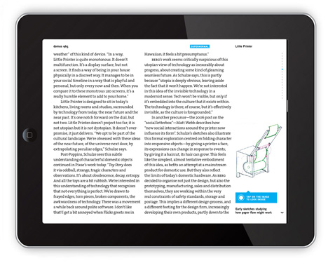 Domus iPad app available to download