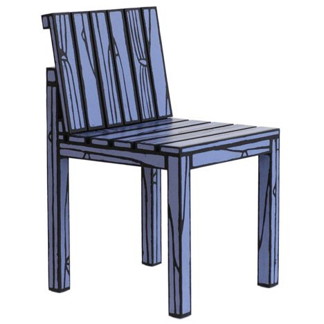 Logo Chairs by Richard Woods and Sebastian Wrong