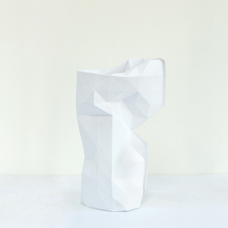 Paper Vase by Pepe Heykoop Paper Vase by Pepe Heykoop