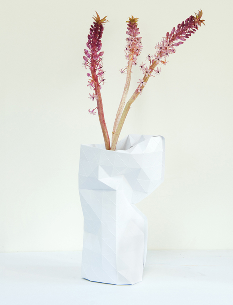 Paper Vase by Pepe Heykoop Paper Vase by Pepe Heykoop
