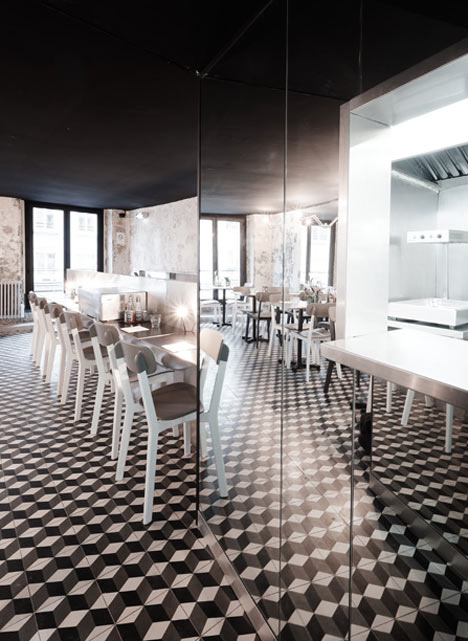 Paris New-York restaurant by CUT Architectures Paris New-York restaurant by CUT Architectures