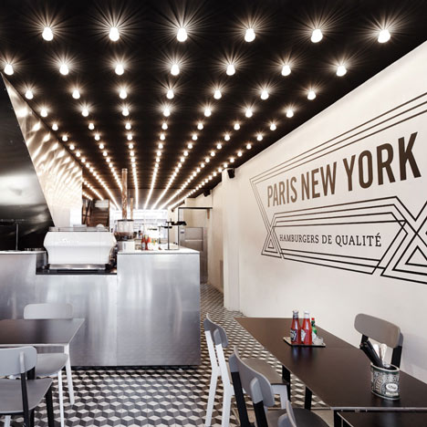 Paris New-York restaurant by CUT Architectures