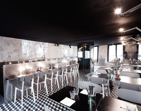 Paris New-York restaurant by CUT Architectures Paris New-York restaurant by CUT Architectures