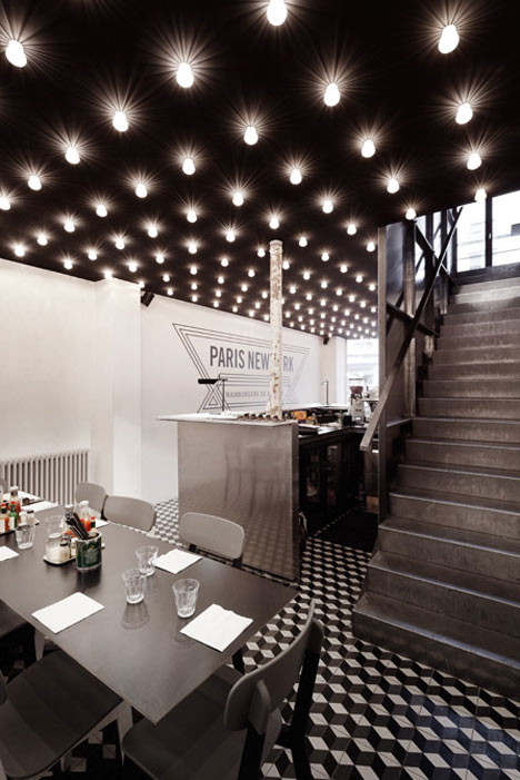 Paris New-York restaurant by CUT Architectures Paris New-York restaurant by CUT Architectures