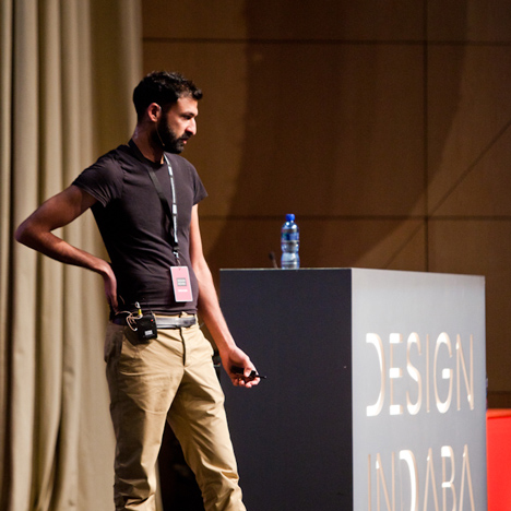 Asif Khan at Design Indaba 2013 Asif Khan at Design Indaba 2013