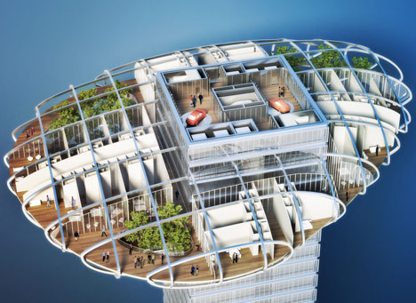 Asian Cairns by Vincent Callebaut