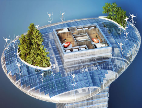 Asian Cairns by Vincent Callebaut