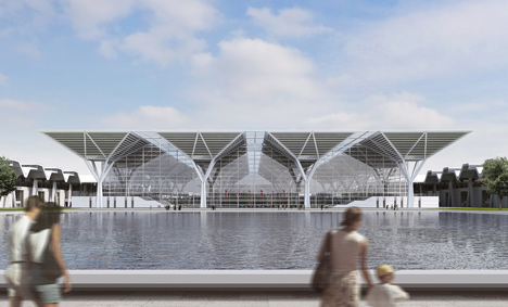 National Convention and Exhibition Centre, Tianjin by GMP Architekten National Convention and Exhibition Centre, Tianjin by GMP Architekten