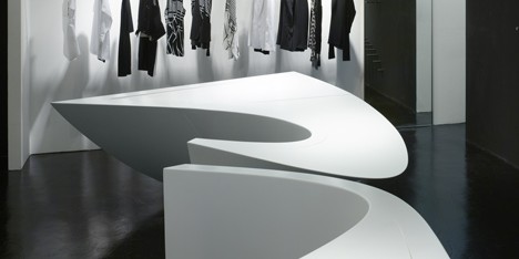 Neil Barrett Shop in Shop by Zaha Hadid Architects