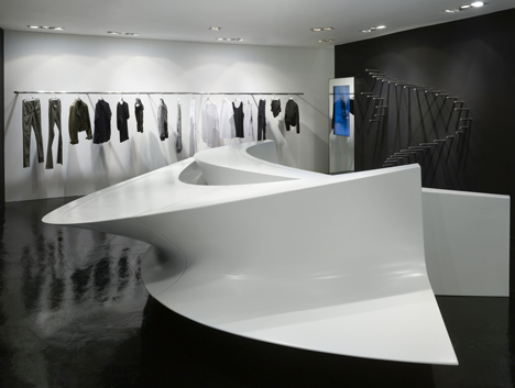 Neil Barrett Shop in Shop by Zaha Hadid Architects Neil Barrett Shop in Shop by Zaha Hadid Architects