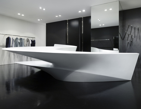 Neil Barrett Shop in Shop by Zaha Hadid Architects Neil Barrett Shop in Shop by Zaha Hadid Architects