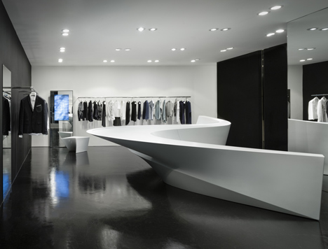 Neil Barrett Shop in Shop by Zaha Hadid Architects Neil Barrett Shop in Shop by Zaha Hadid Architects