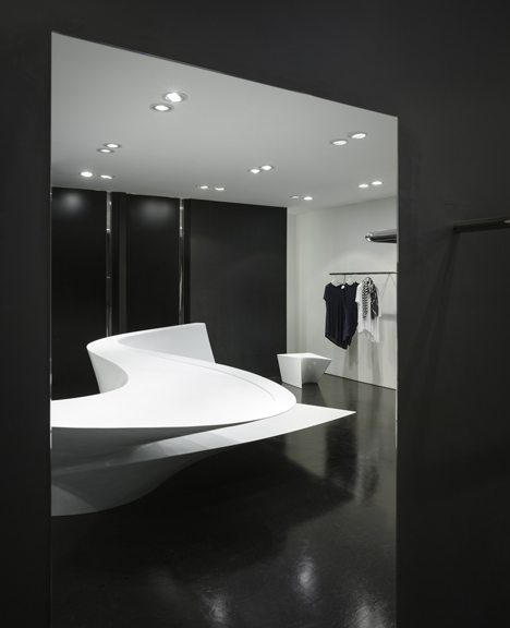 Neil Barrett Shop in Shop by Zaha Hadid Architects Neil Barrett Shop in Shop by Zaha Hadid Architects