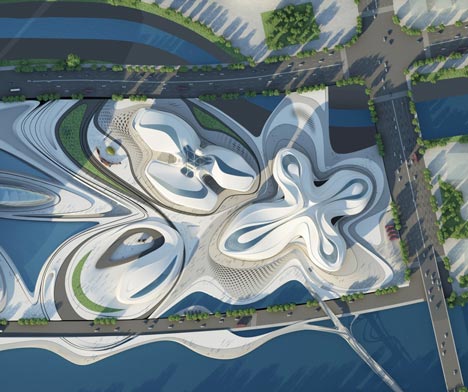 Changsha Meixihu International Culture and Art Centre by Zaha Hadid Architects Changsha Meixihu International Culture and Art Centre by Zaha Hadid Architects
