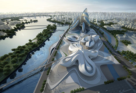 Changsha Meixihu International Culture and Art Centre by Zaha Hadid Architects Changsha Meixihu International Culture and Art Centre by Zaha Hadid Architects
