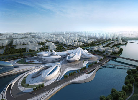 Changsha Meixihu International Culture and Art Centre by Zaha Hadid Architects Changsha Meixihu International Culture and Art Centre by Zaha Hadid Architects