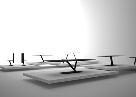 Element tables by Tokujin Yoshioka for Desalto Element tables by Tokujin Yoshioka for Desalto