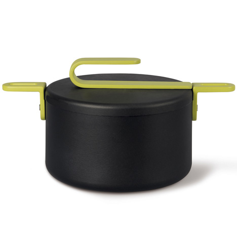 Hook pans by Karim Rashid for TVS