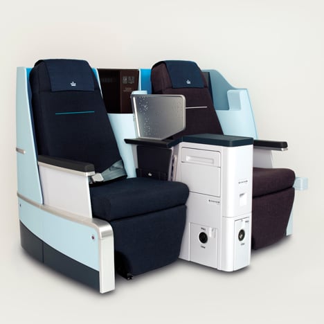 KLM World Business Class cabin by Hella Jongerius KLM World Business Class cabin by Hella Jongerius