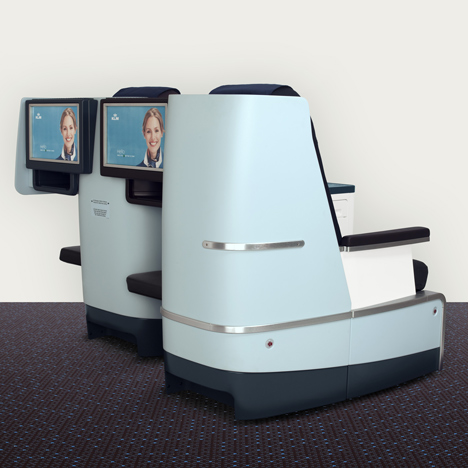 KLM World Business Class cabin by Hella Jongerius KLM World Business Class cabin by Hella Jongerius