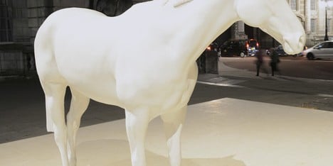 Mark Wallinger unveils The White Horse