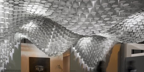 Paper Chandeliers by Cristina Parreño Architecture