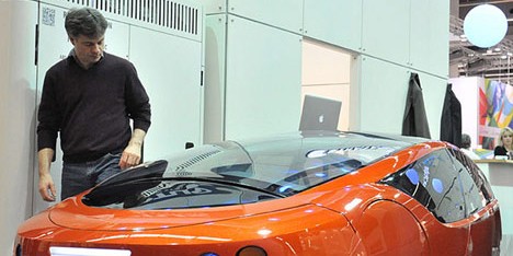 RedEye On Demand 3D printed car