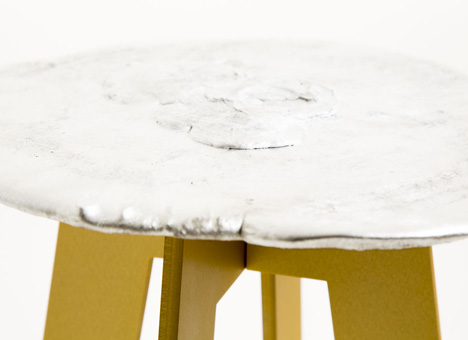 Tables by Katrin Olina and Garðar Eyjólfsson