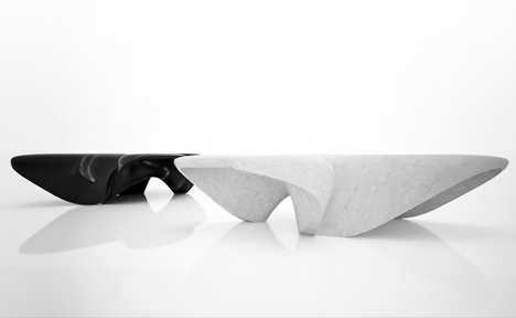 Tables by Zaha Hadid for Citco Tables by Zaha Hadid for Citco