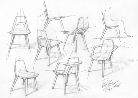 Tram Chair by Thomas Feichtner for TON Tram Chair by Thomas Feichtner for TON