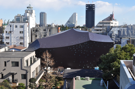 Pritzker Prize 2013 winner Toyo Ito: Za-Koenji Public Theatre, 2005—2008, Suginami-ku, Tokyo, Japan. Pritzker Prize 2013 winner Toyo Ito: Za-Koenji Public Theatre, 2005—2008, Suginami-ku, Tokyo, Japan.