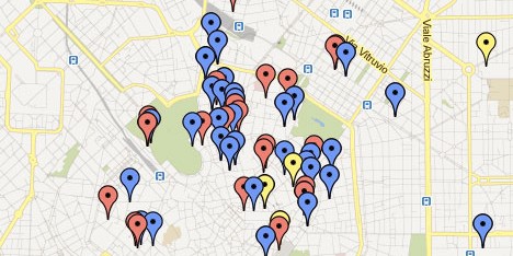Dezeen's Milan 2013 map