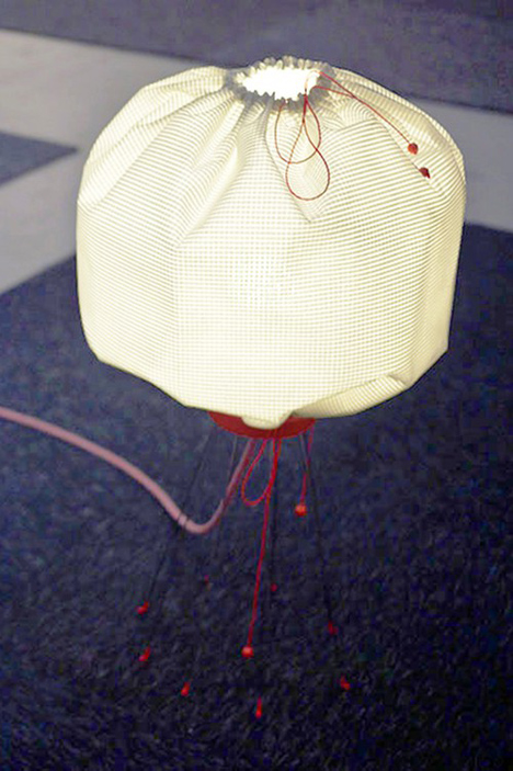 Drawstring Lamp by Design Stories and Returhuset
