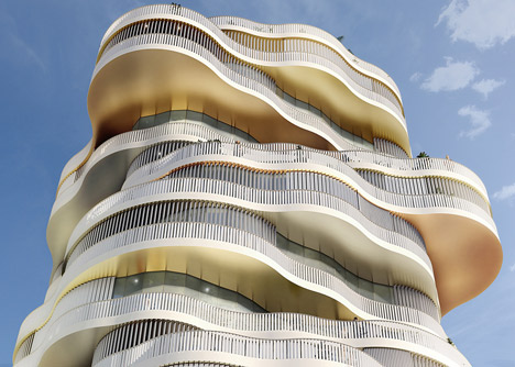 Lot 2, Jardins de la Lironde by Farshid Moussavi Architecture