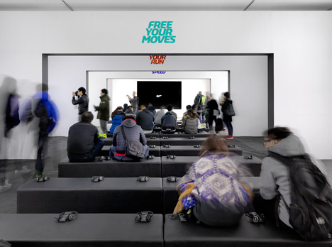 Nike Free 2013 installation by Studio-at-Large Nike Free 2013 installation by Studio-at-Large