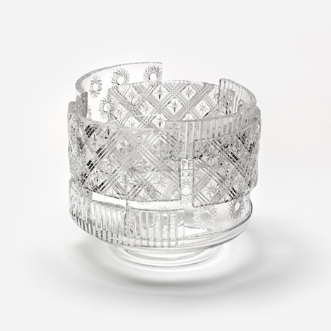 Patchwork Glass Vases by Nendo