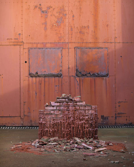 A Pound of Flesh for 50p by Alex Chinneck A Pound of Flesh for 50p by Alex Chinneck