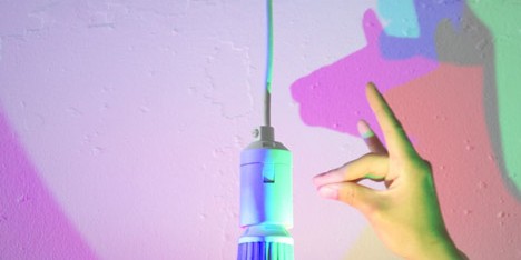 CMYK bulb by Dennis Parren