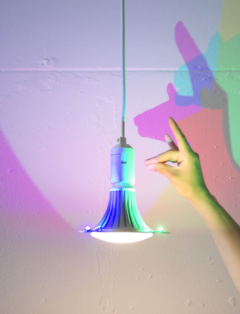 CMYK bulb by Dennis Parren