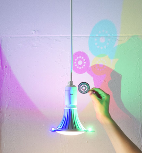 CMYK bulb by Dennis Parren