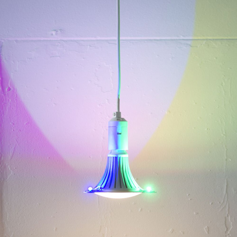 CMYK bulb by Dennis Parren