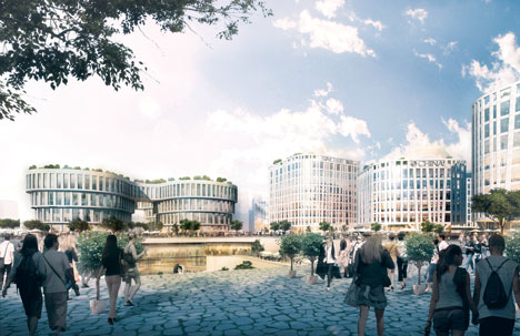 Central Business District at Shanghai Hongqiao Airport by MVRDV with Aedas Central Business District at Shanghai Hongqiao Airport by MVRDV with Aedas