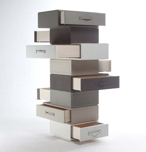 Chest of Suitcases by Maarten de Ceulaer