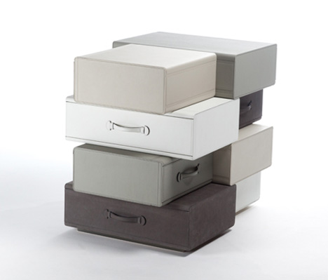 Chest of Suitcases by Maarten de Ceulaer